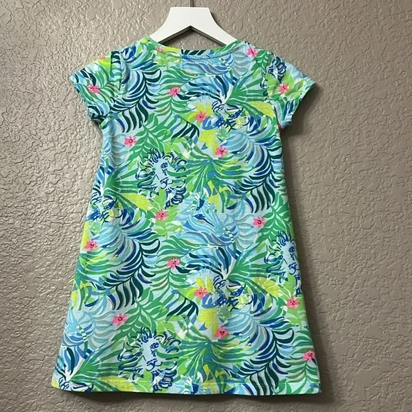 BOGO Lilly Pulitzer Girls cotton dress.  Lion print Size small 4-5 - Picture 3 of 9